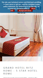 Mobile Screenshot of hotelritzrome.com